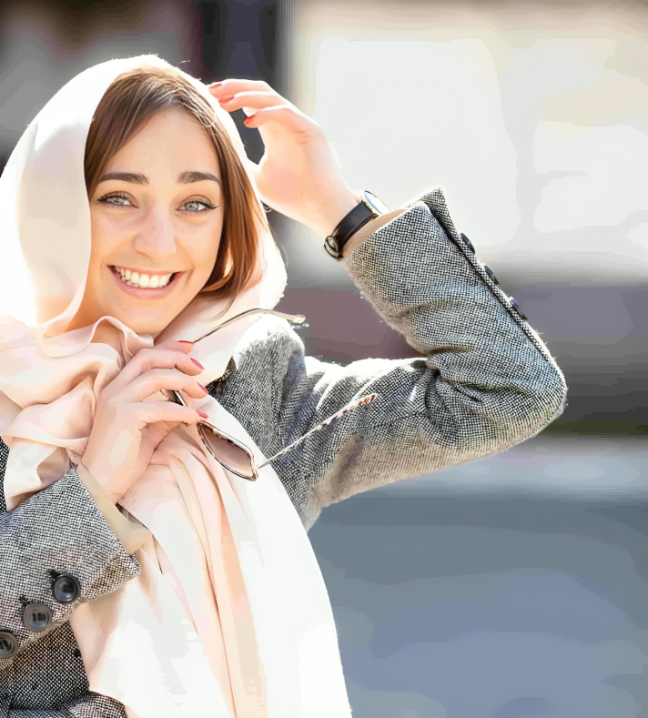 beautiful-woman-coat-posing-street NRI passport services